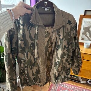 James Perse Camouflage Jacket